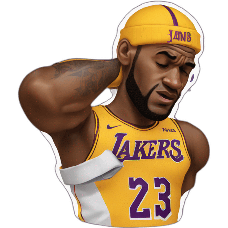 lebron james crying emoji