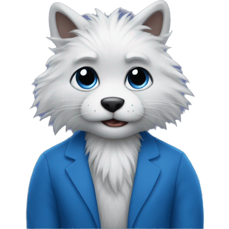 blue liberal furry emoji