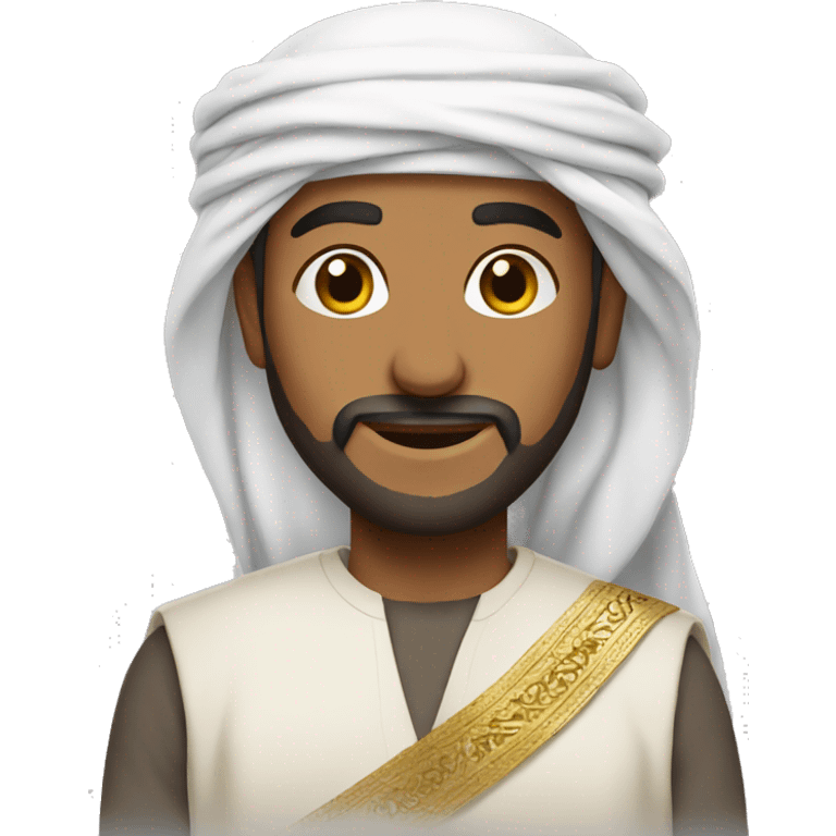 Arabian in national clothing emoji