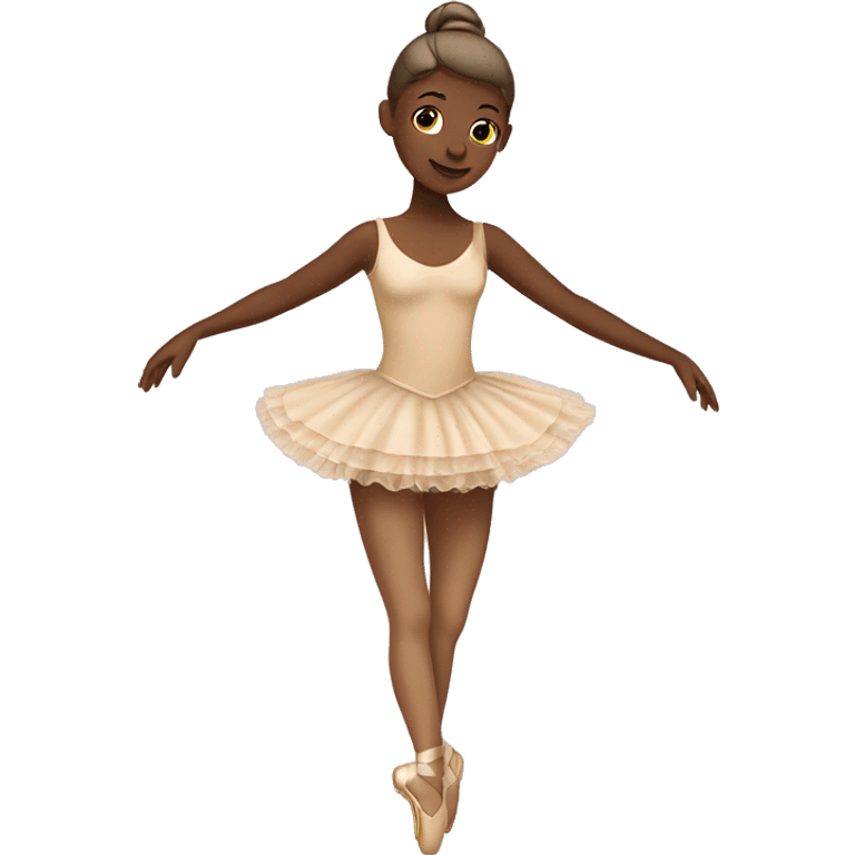 beige ballerina emoji