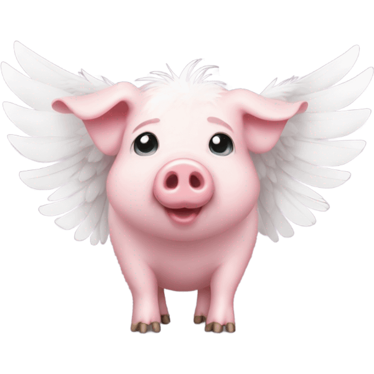 Pig with wings emoji