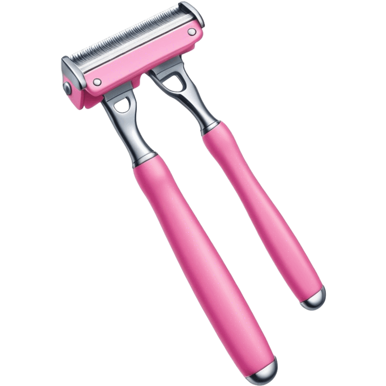 Pink razor emoji