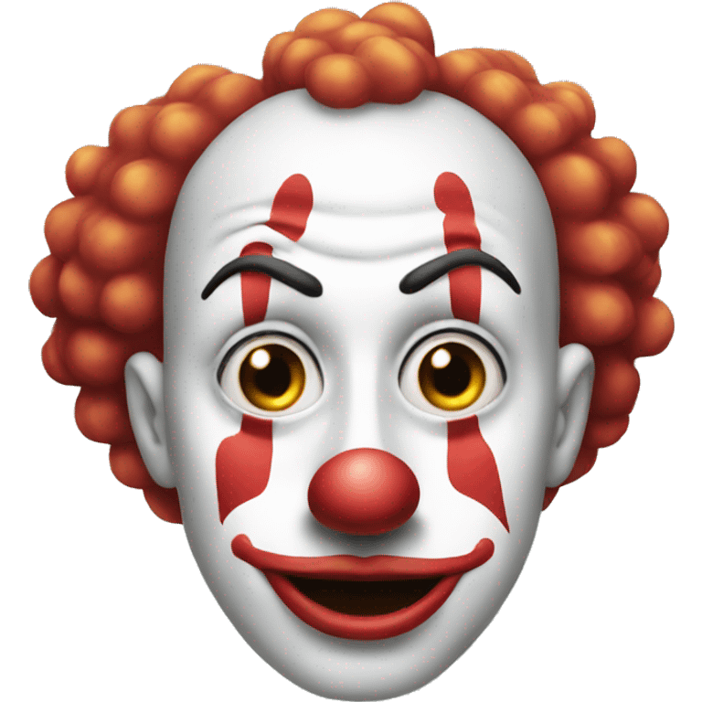 clown with dollar sign eyes emoji