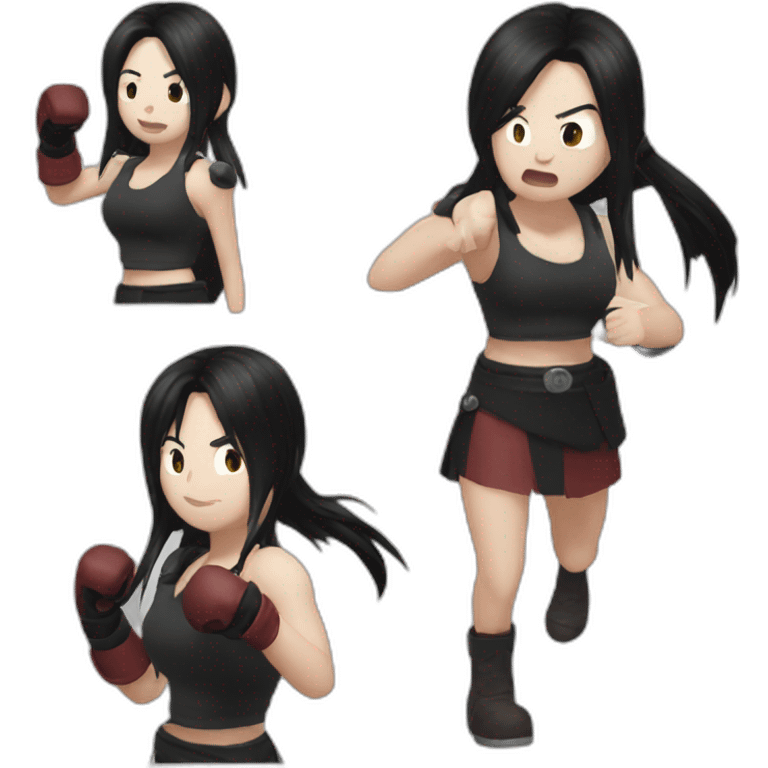 tifa lockheart punch emoji