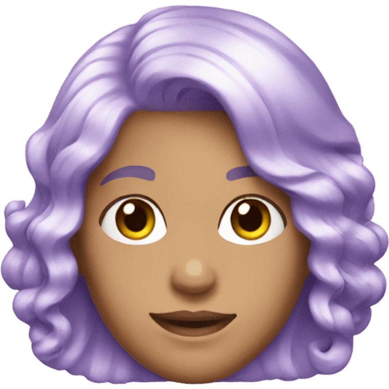 pastel purple shampoo emoji