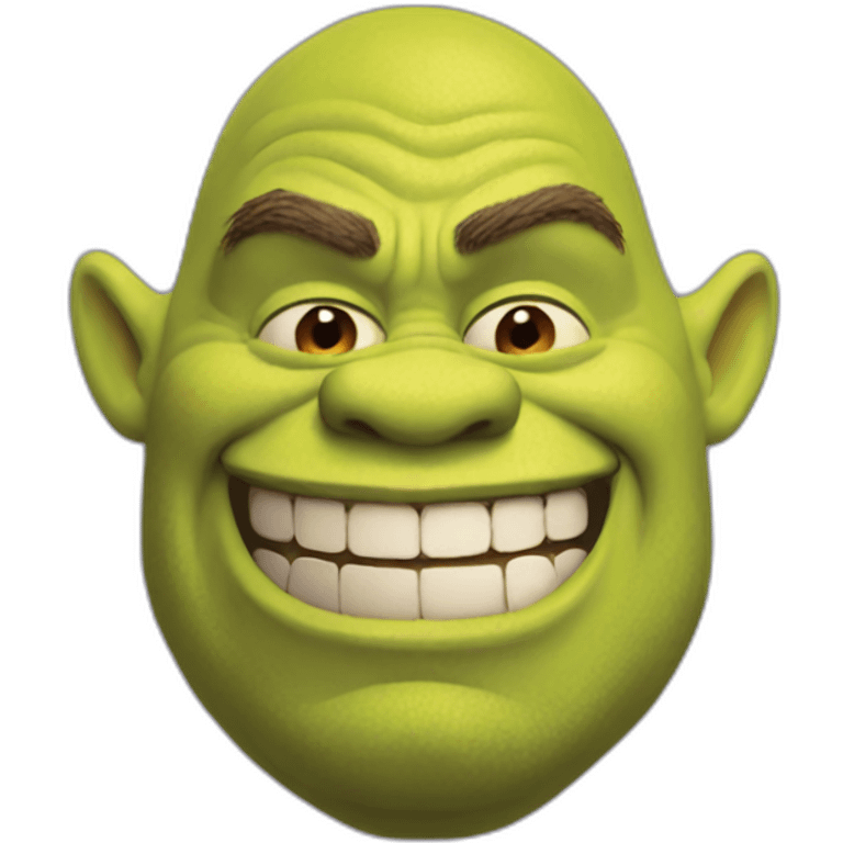 Shrek-grimace emoji