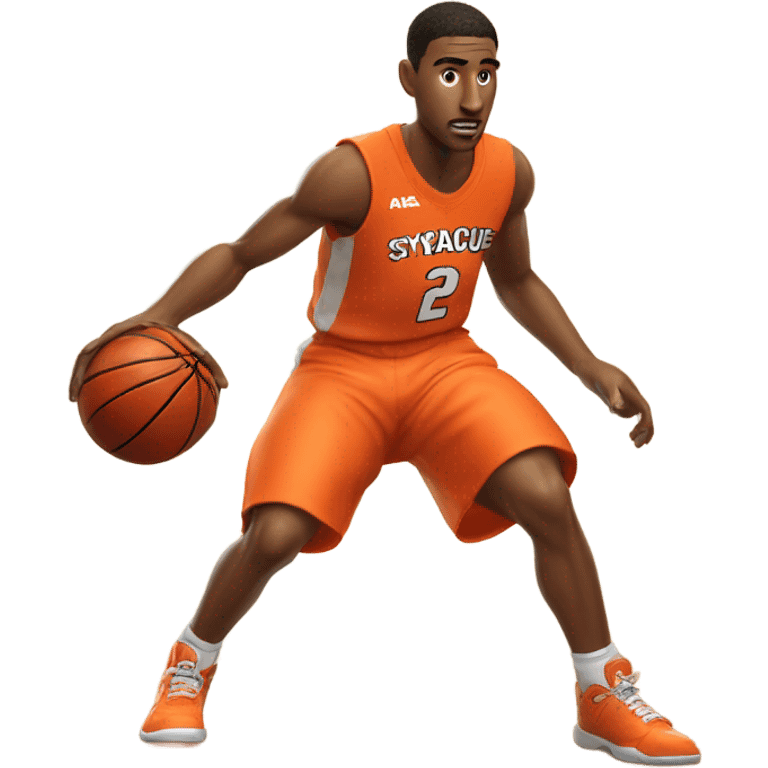 Syracuse College Basketball Player emoji