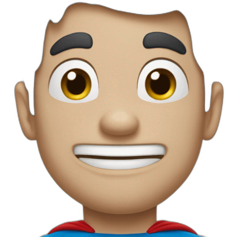 Oggy super man emoji