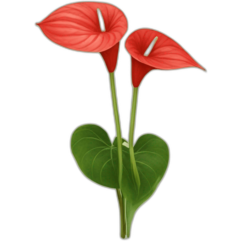 Anthurium waroqueanum emoji