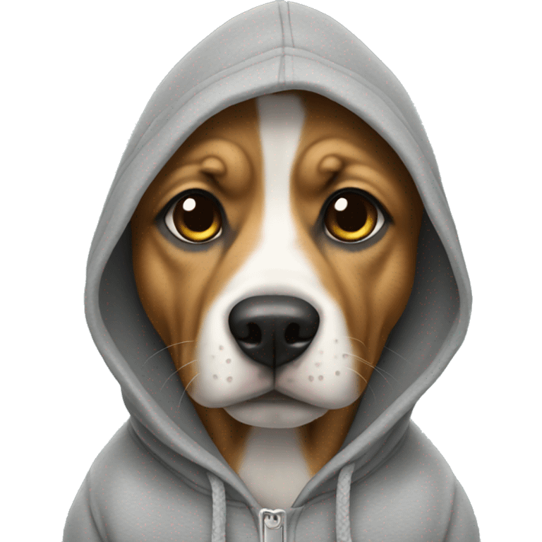 dog with hoodie emoji