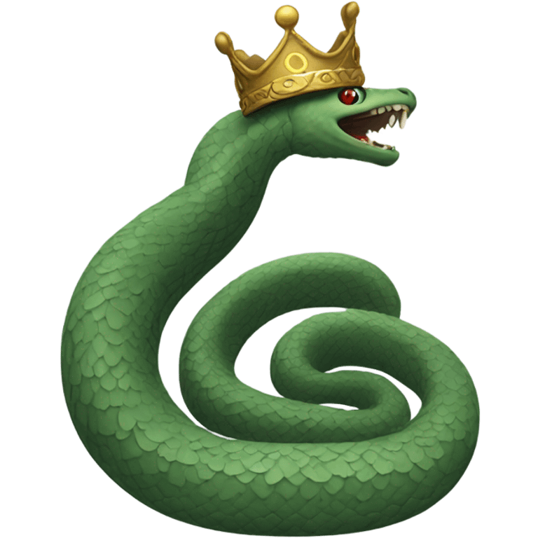 serpent says hi wearing viego crown emoji