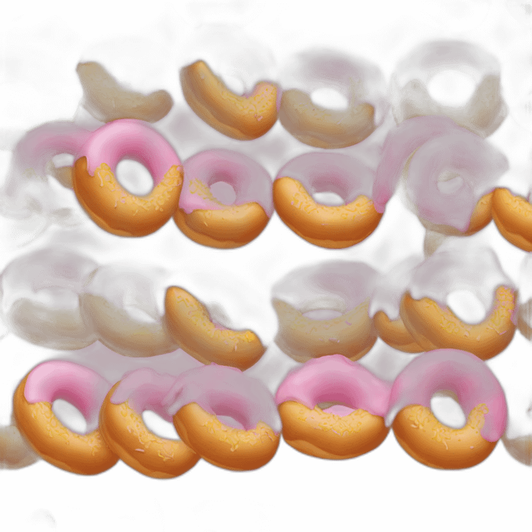 Homer simspon in donuts  emoji