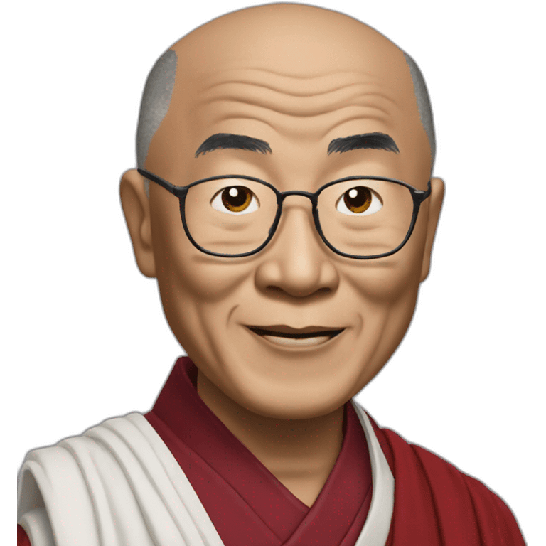 The dalai lama emoji