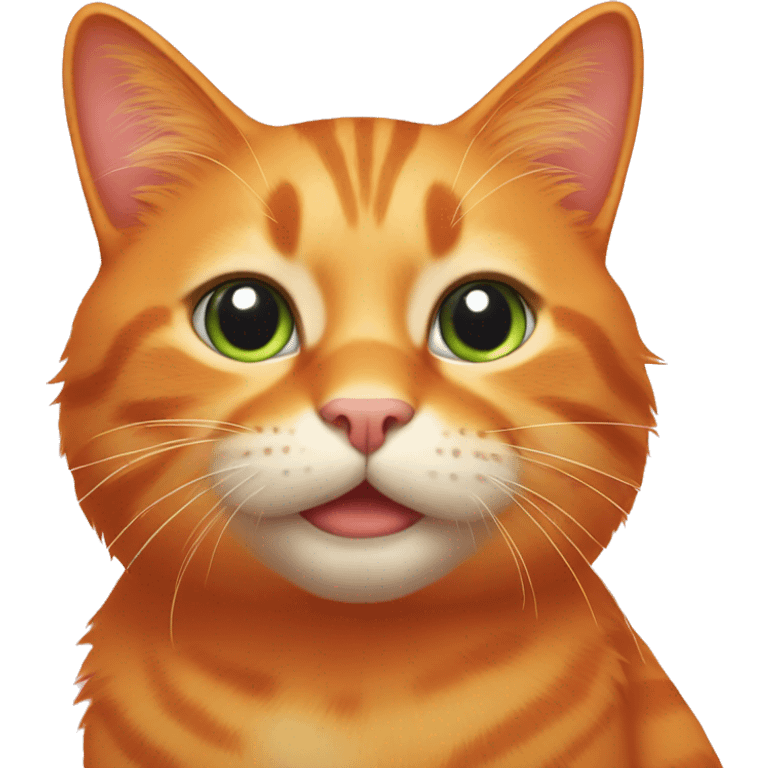 Orange cat emoji