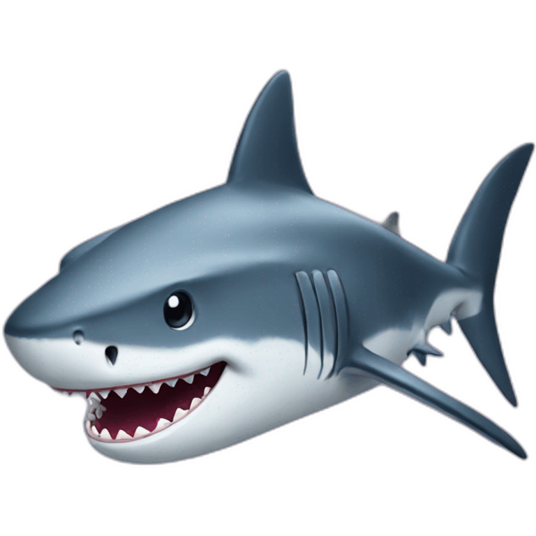 A male Shark looking for girls emoji