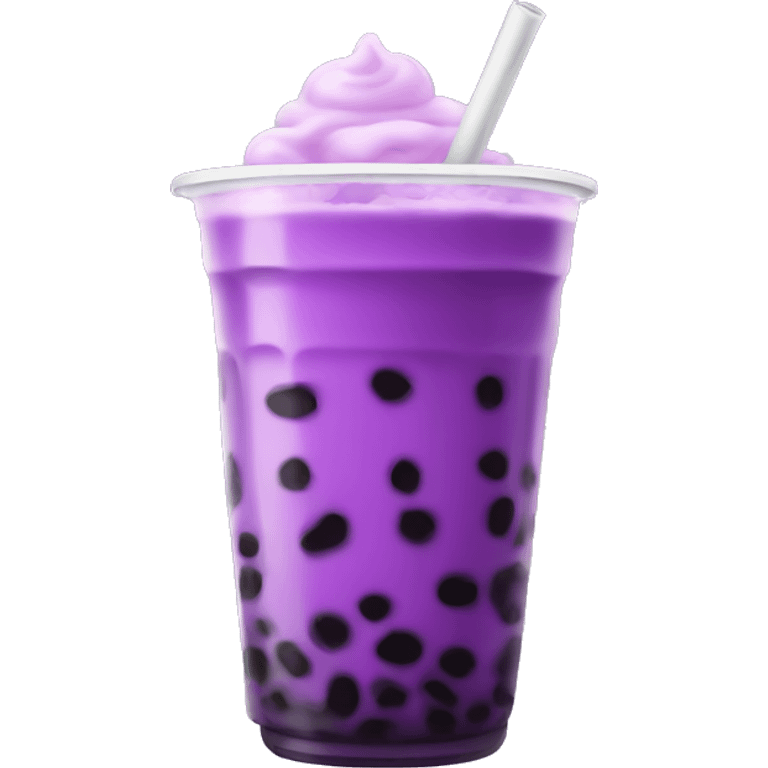 A purple boba tea emoji