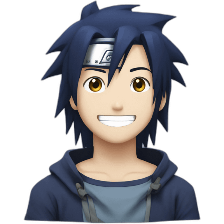 Sasuke Uchiha smile emoji