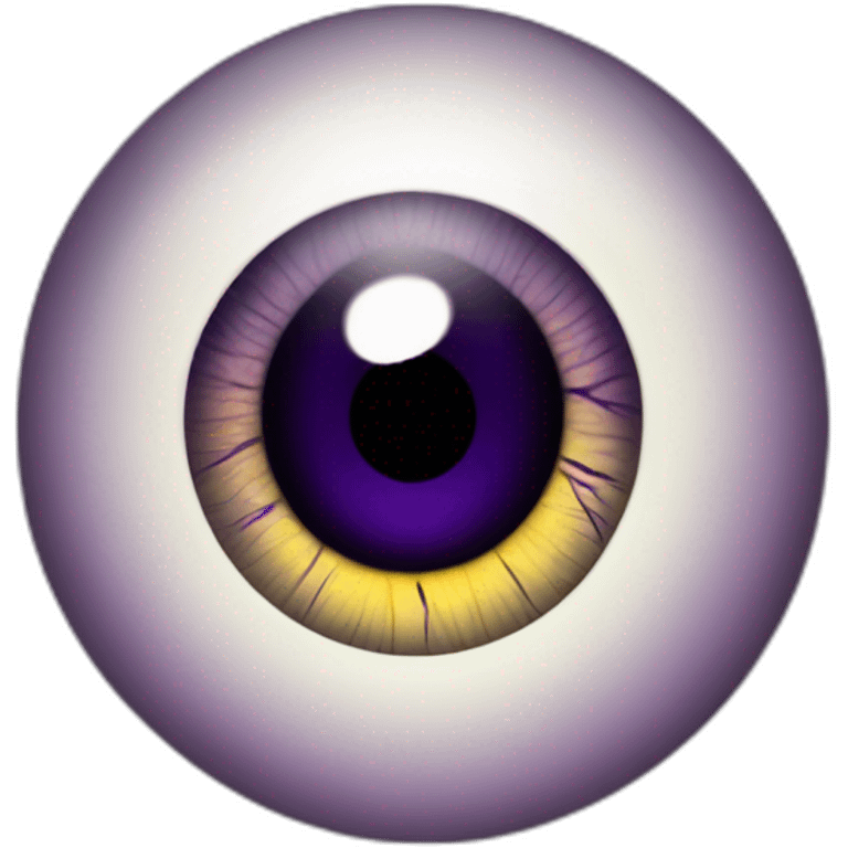 majestic godly violet iris eyeball serious symmetrical emoji