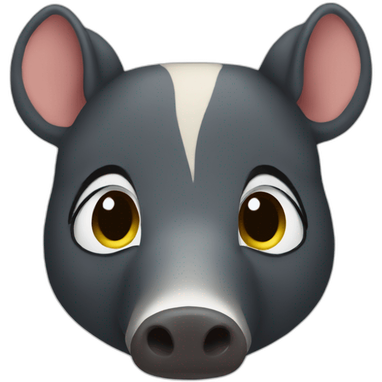 tapir wink emoji