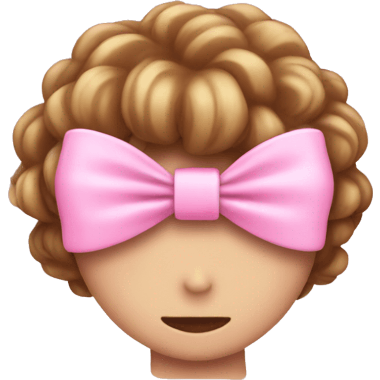 pink girly bow emoji