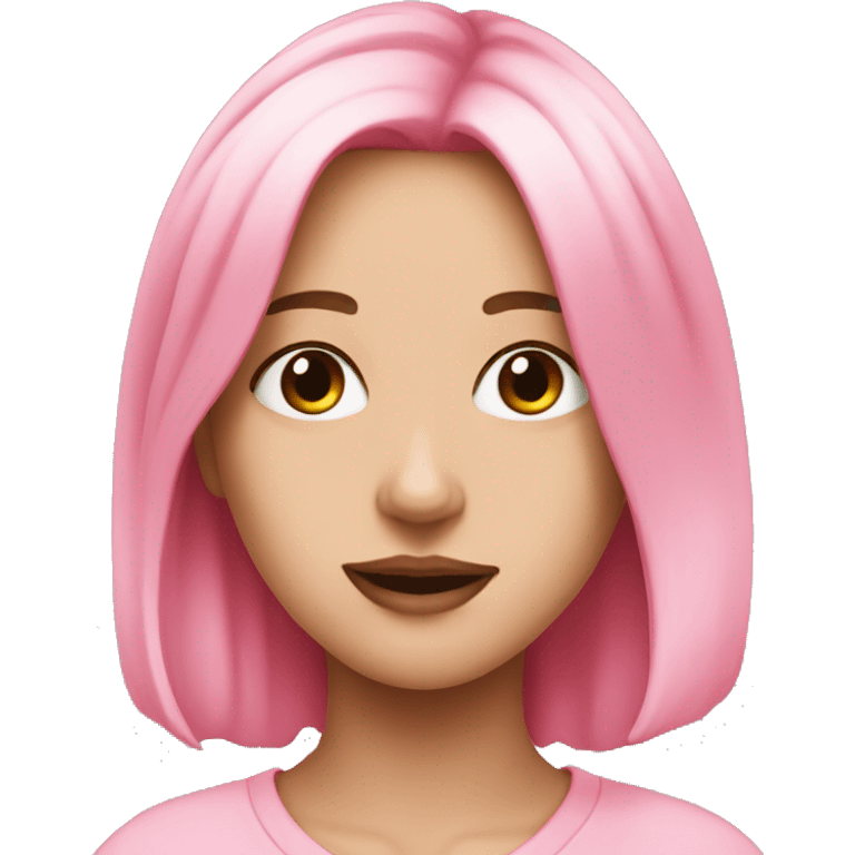 Aesthetic pink emoji