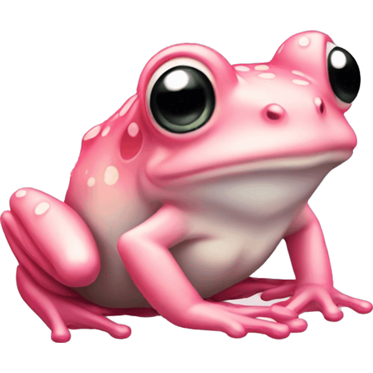 Light pink Fairy frog emoji