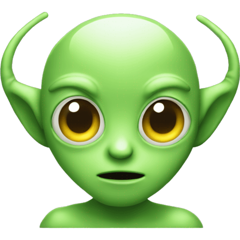 cute alien guy with the antennas emoji