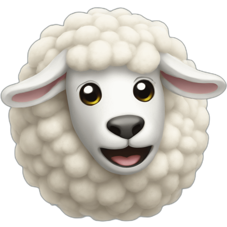 Pillow sheep emoji