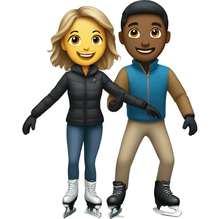 couple ice skating  emoji