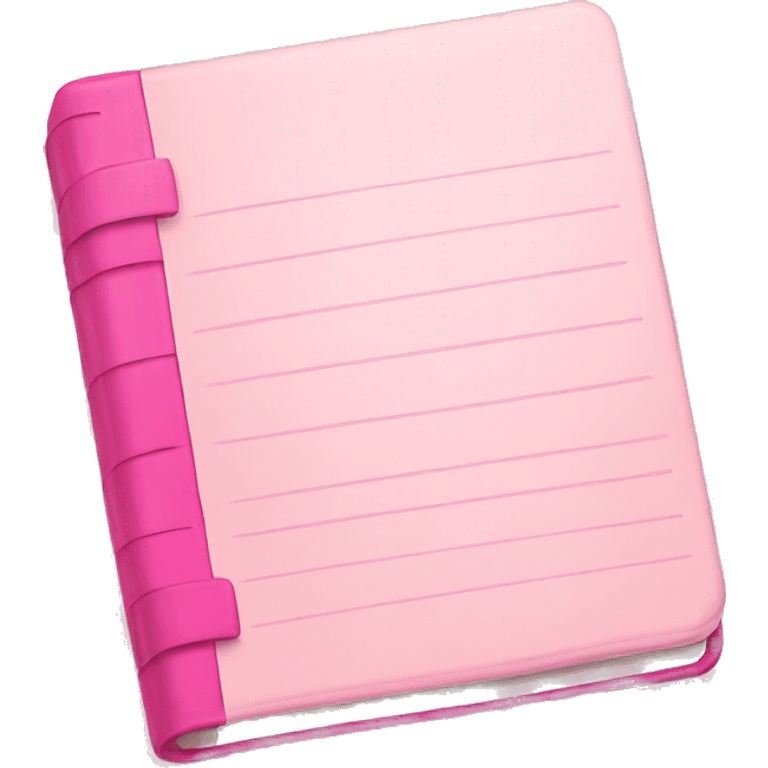 pink notebook emoji