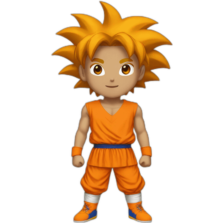 Goku avec le maillot du Maroc emoji