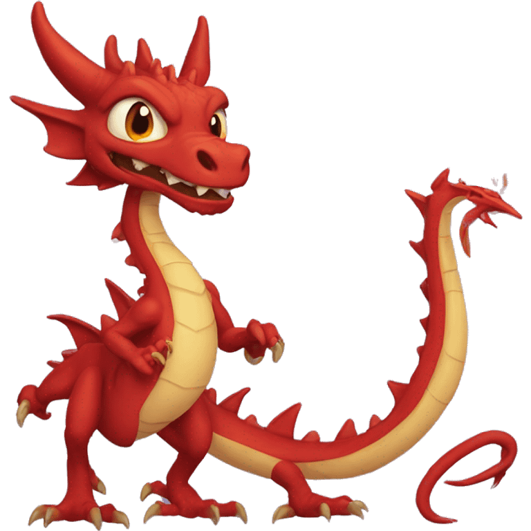 Dragon with démon  emoji