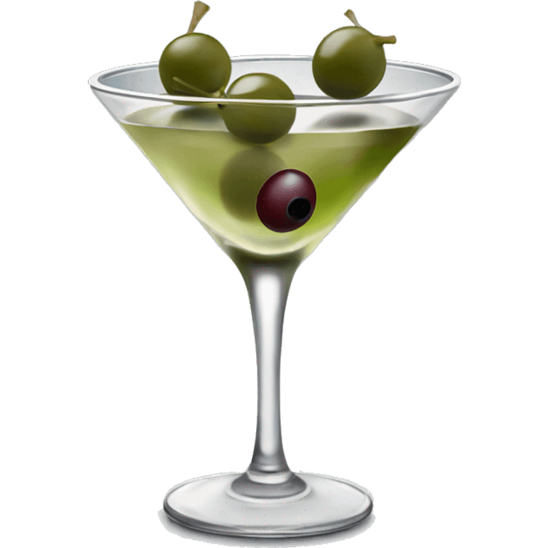 Dirty martini with olives  emoji