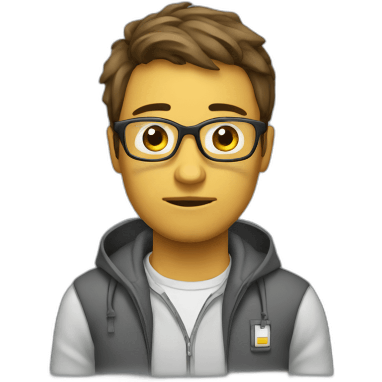 Programmer that has not slept in days emoji