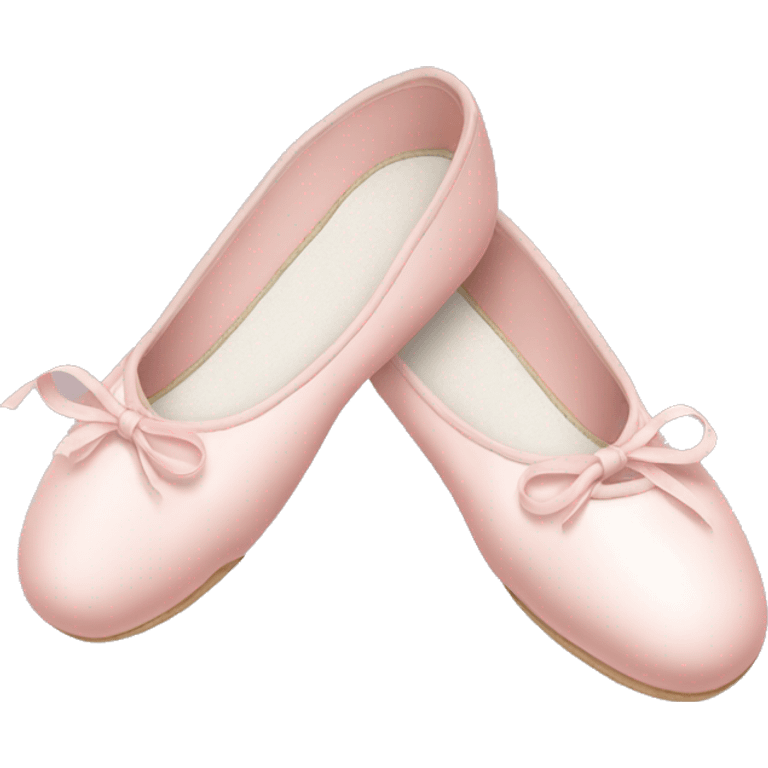 Pale pink ballet shoes emoji