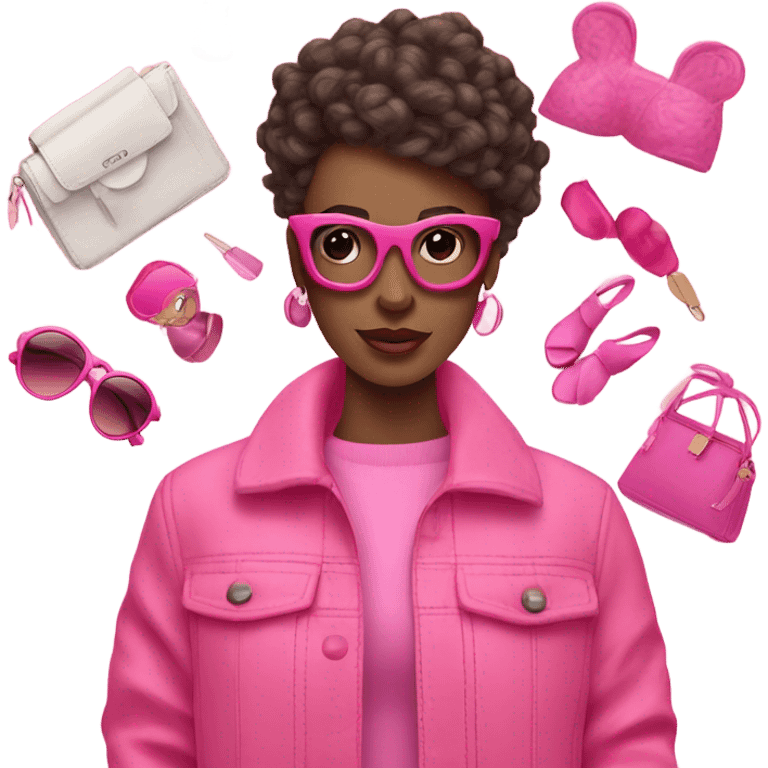 Pink lover emoji