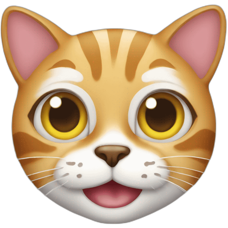 Silly cat emoji