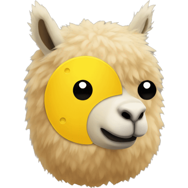 Alpaca pac man emoji