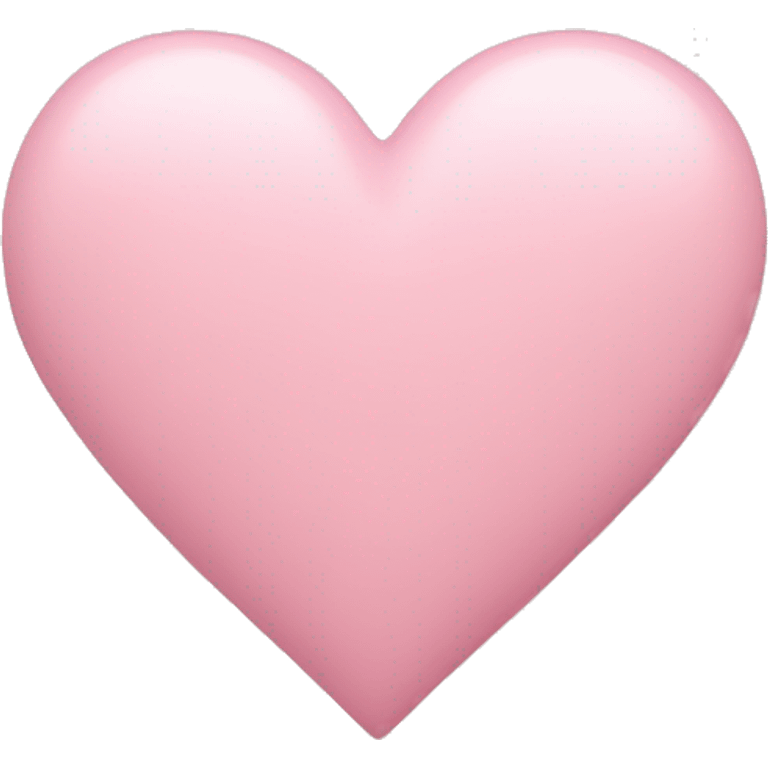 pastel pink heart emoji