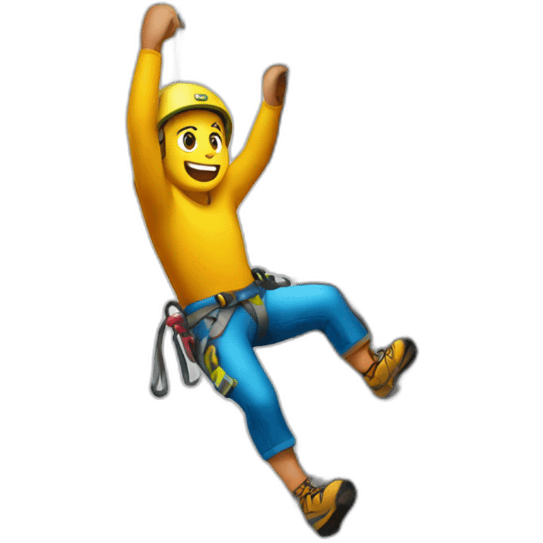 Climbing emoji