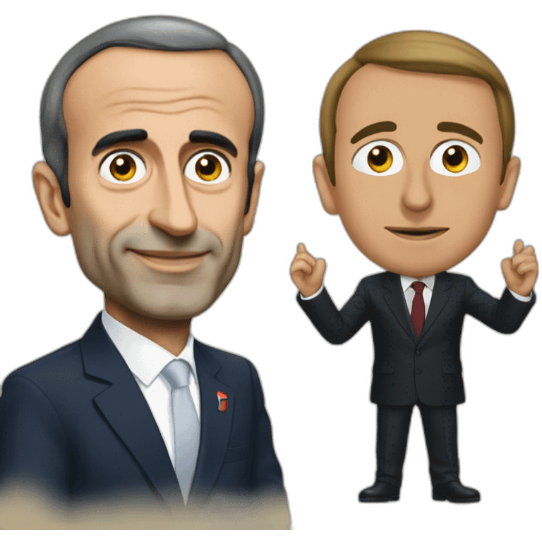 Zemmour avec macron emoji