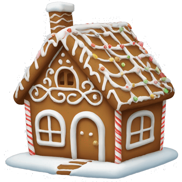 gingerbread house  emoji