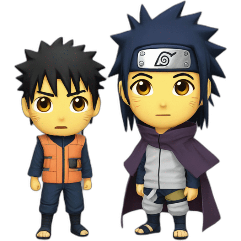 Naruto et sasuke emoji