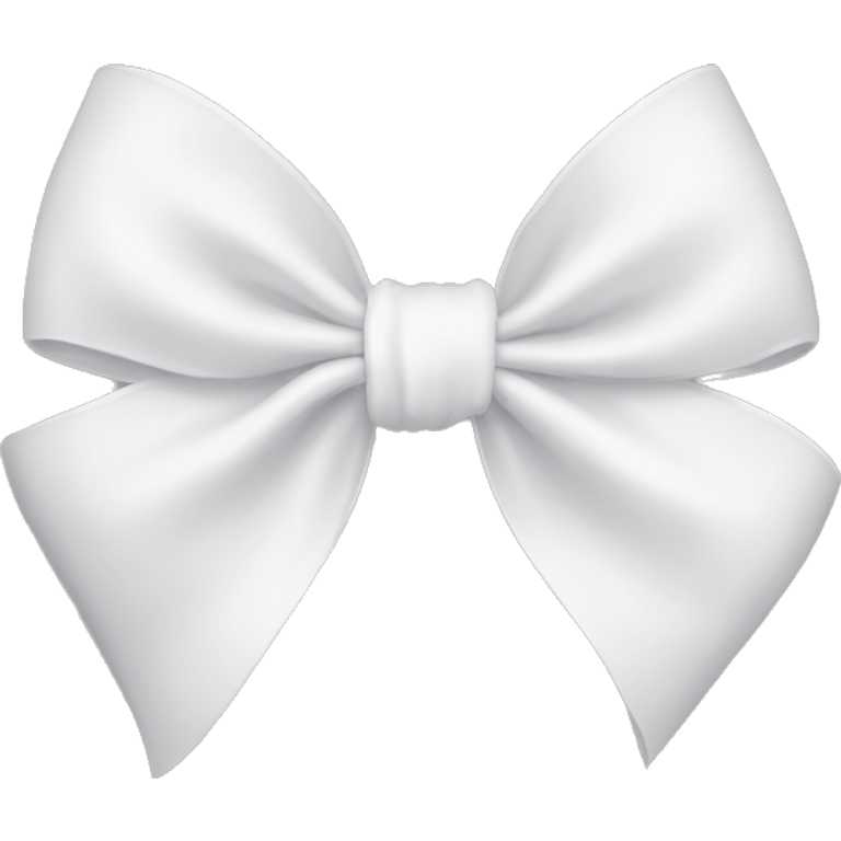 white bow emoji