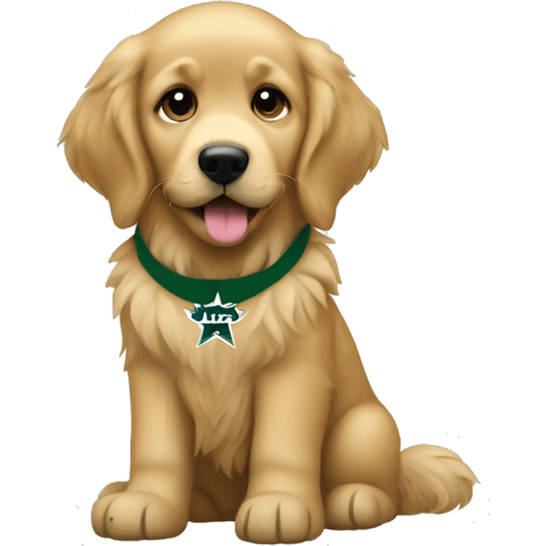 Dallas stars golden retriever emoji