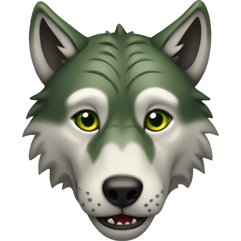 wolf and crocodile hybrid emoji