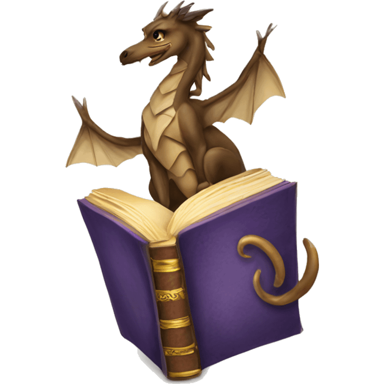 Book on magical creatures emoji