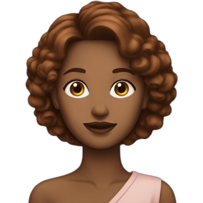 woman-sophisticated-brown-hair emoji