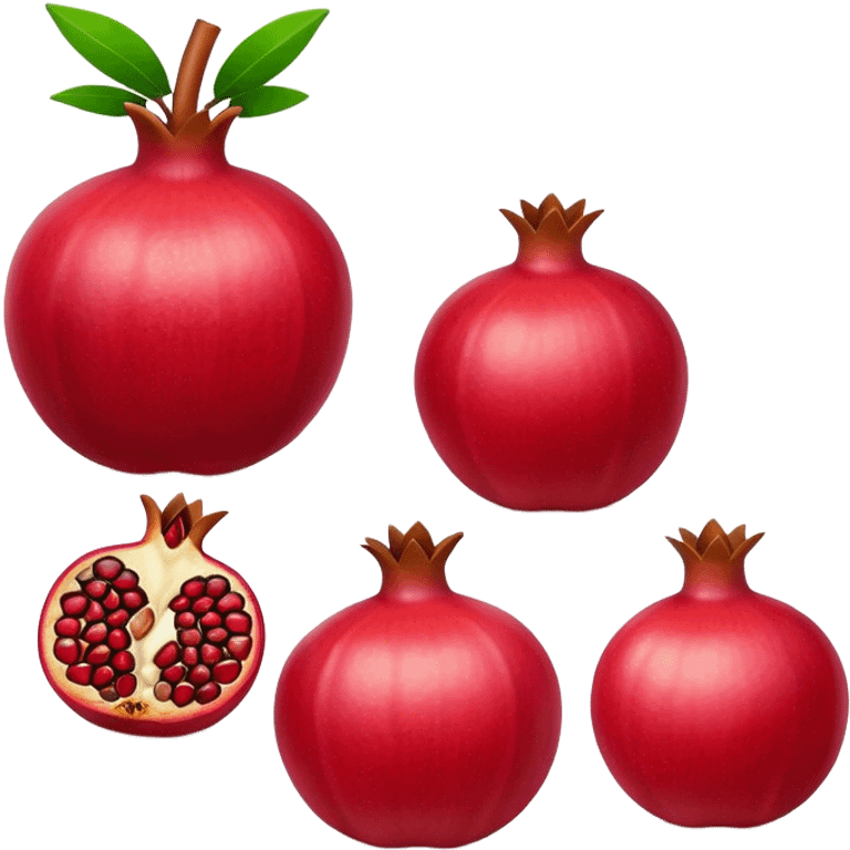 5 Mini pomegranate  emoji