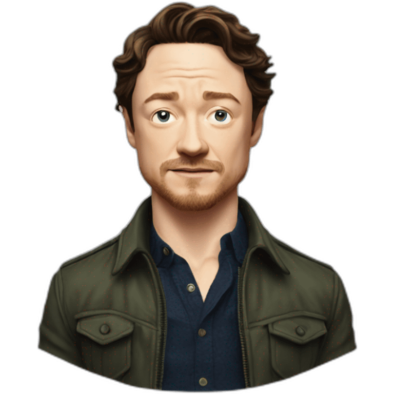 james mcavoy real emoji